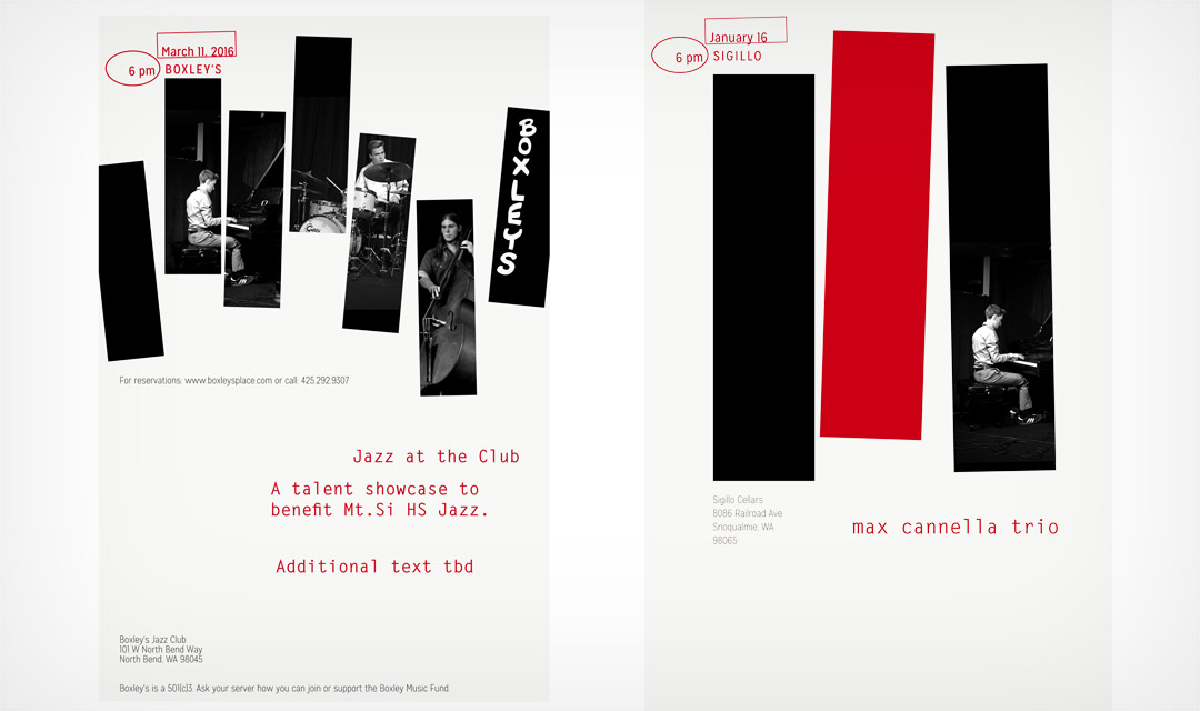 High school jazz promotion